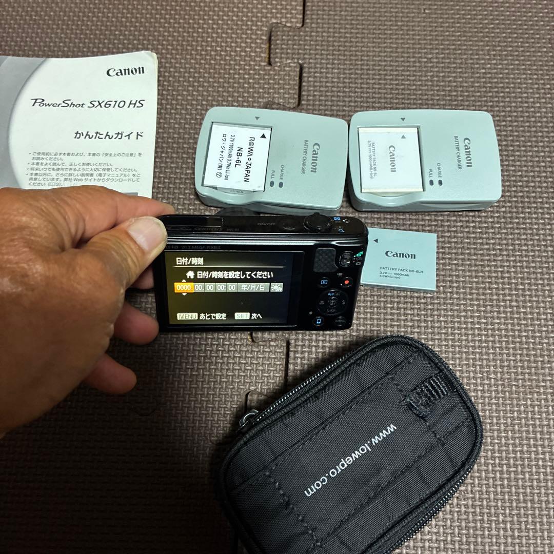 439【動作確認済み美品】Canon powershot SX610HSブラック