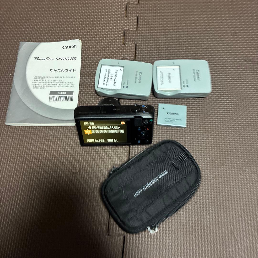 439【動作確認済み美品】Canon powershot SX610HSブラック