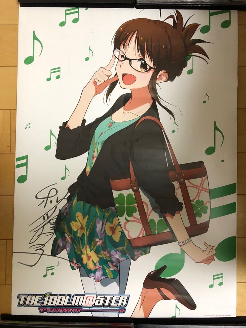 【非売品・超希少】如月千早 秋月律子 B2サイズ リバーシブル ポスター