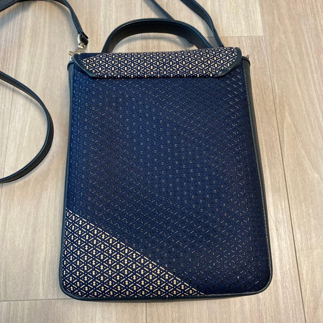 ◆未使用品◎甲州印伝 印傳屋 ショルダーバッグ 庵（いほり）