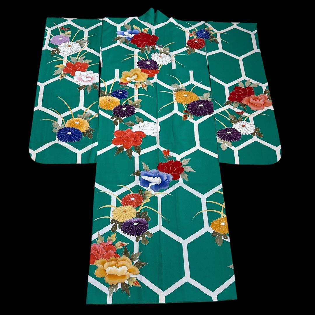 (う59) 百花ノ薫り ✦ 華やぐ大正ロマン アンティーク振袖㊗️④点セット