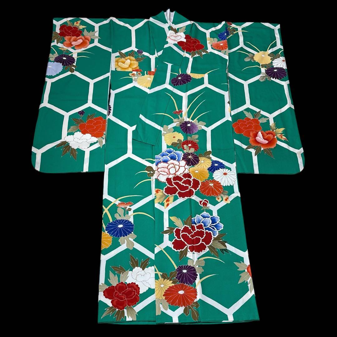 (う59) 百花ノ薫り ✦ 華やぐ大正ロマン アンティーク振袖㊗️④点セット