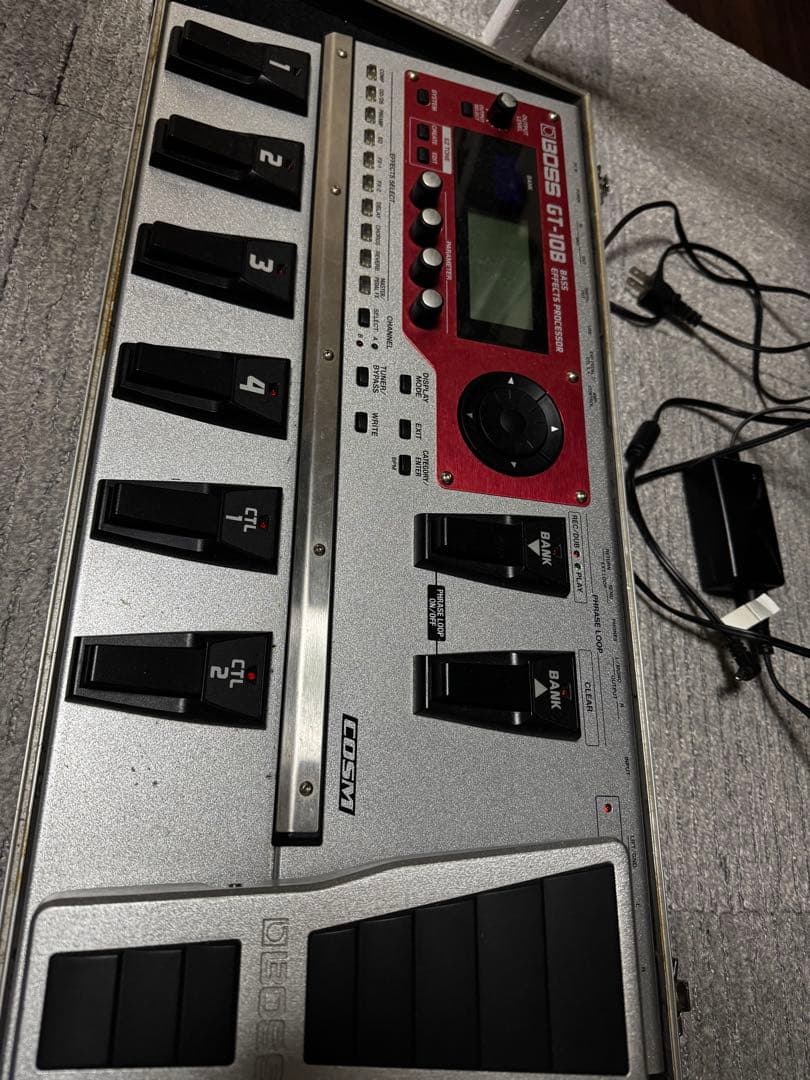 BOSS GT-10B ベースエフェクター（ケース、コード）