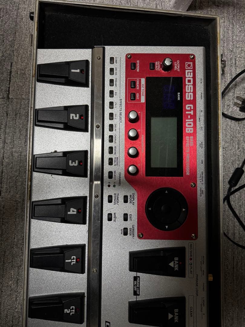 BOSS GT-10B ベースエフェクター（ケース、コード）