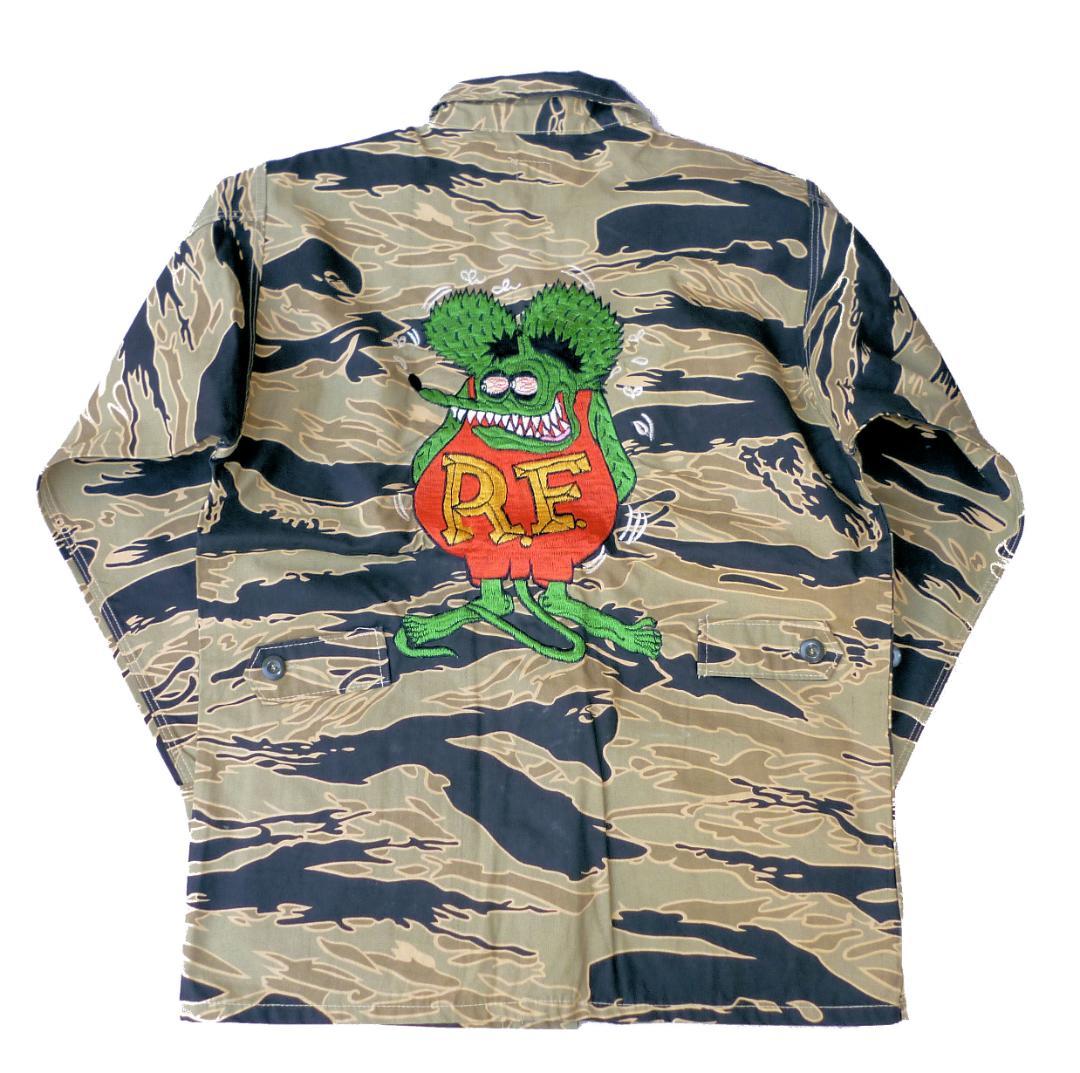 ベトナム戦争 ベトナムローカルメイド 復刻 タイガーストライプ 野戦ジャケット