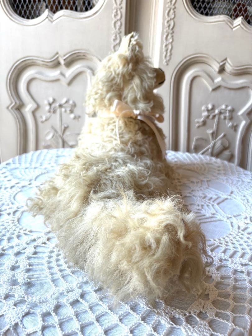 ♡パジャマドッグ　LOULOU フランスアンティーク　コンパニオンドッグ　布花付