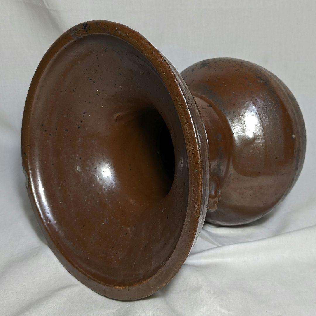 古丹波写or古常滑写 耳付花器 合箱合布 花入 花瓶 フラワーベース 華道具