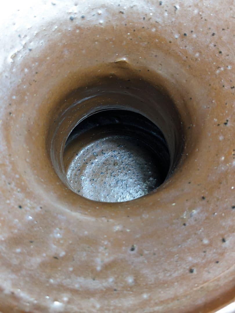 古丹波写or古常滑写 耳付花器 合箱合布 花入 花瓶 フラワーベース 華道具