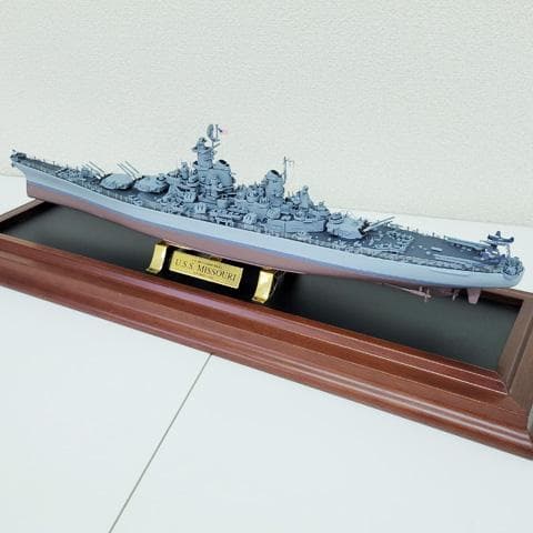 アメリカ海軍 戦艦ミズーリ 精密模型 フランクリン・ミント製 1/550