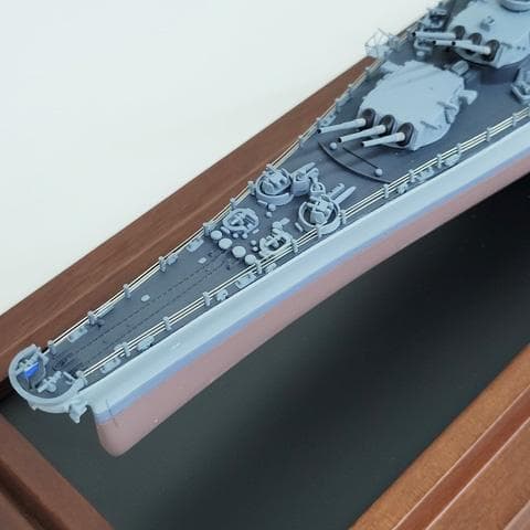 アメリカ海軍 戦艦ミズーリ 精密模型 フランクリン・ミント製 1/550