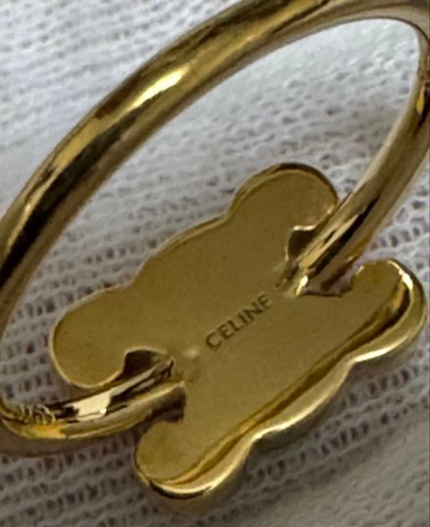 CELINE トリオンフ スモールリング　極美品