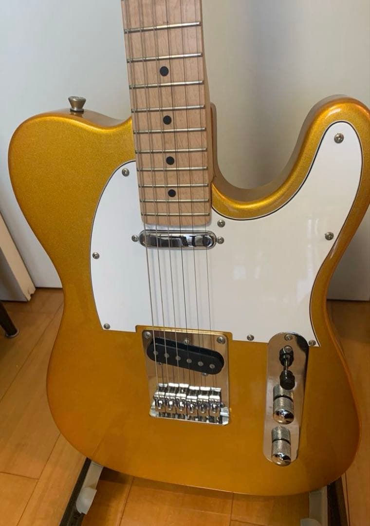 プレイテック PlayTech テレキャスター　綺麗なゴールド