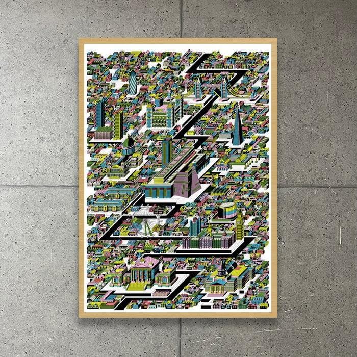 額装品/London poster/ピーター・ジャドソン/ポスター/インテリア