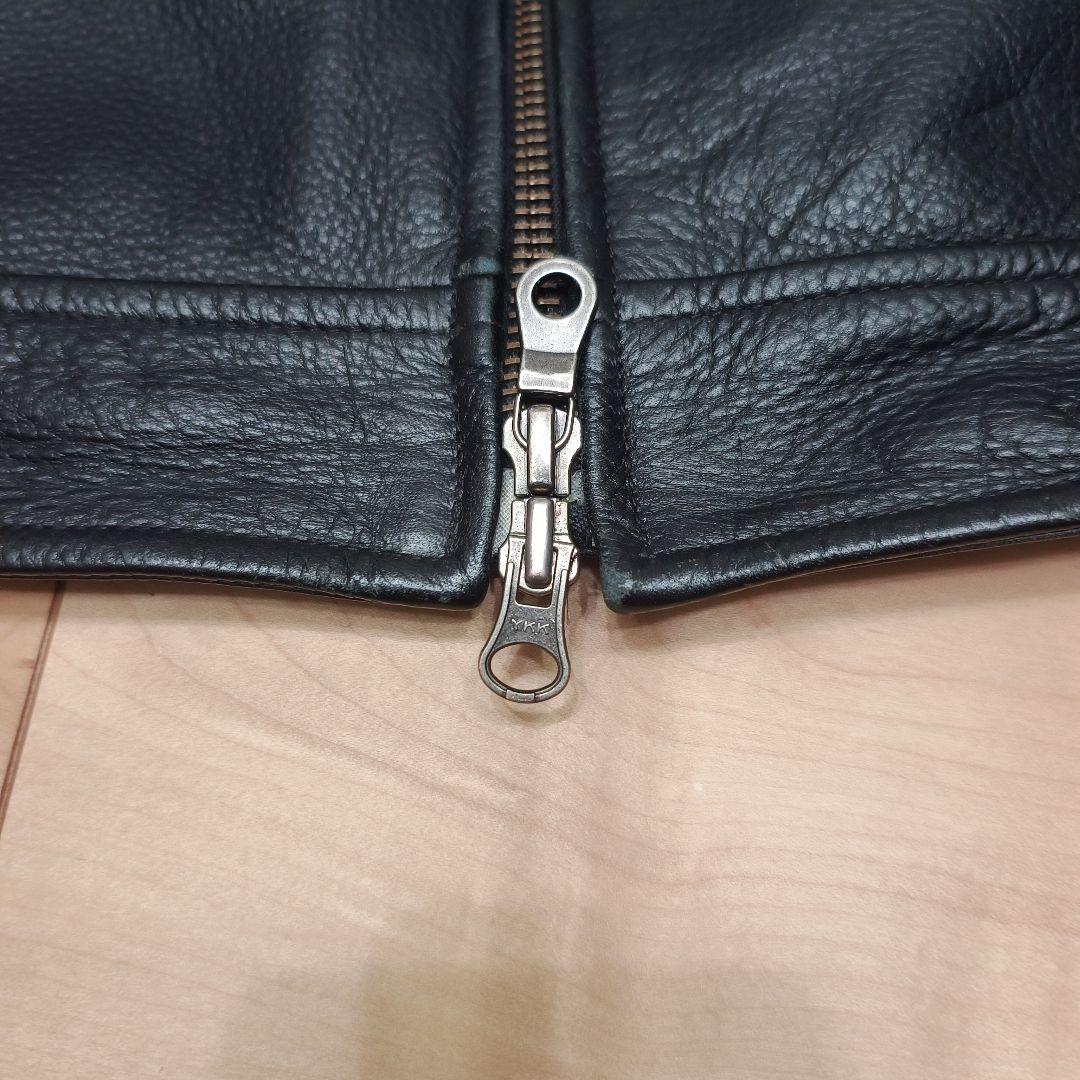 Harley Davidson シングルライダースジャケット S 黒/黄