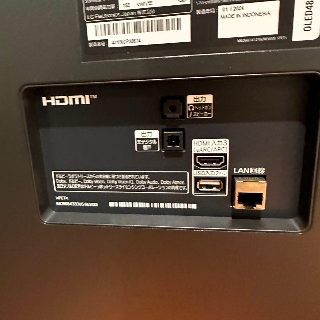 LGエレクトロニクス 有機ELテレビ OLED48A2PJA 48V型 B132