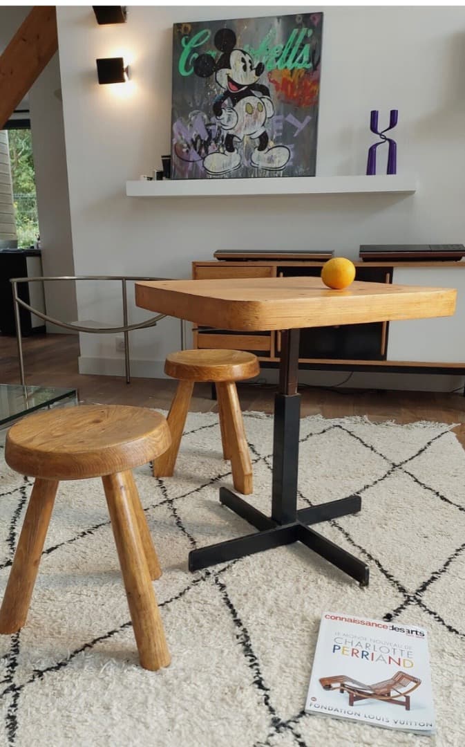 Charlotte Perriand シャルロットペリアン レザルクスツール