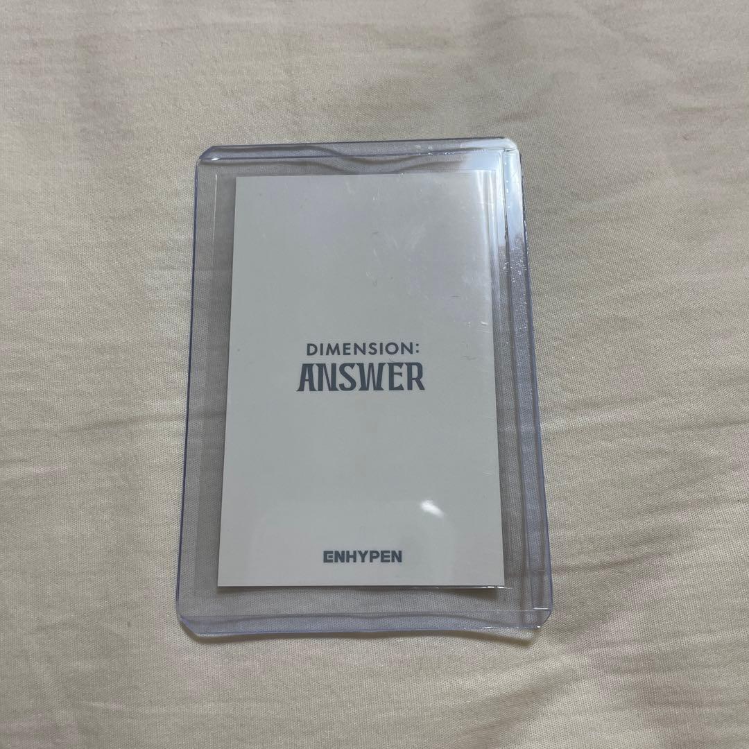 希少 ENHYPEN ジョンウォン トレカ ANSWER