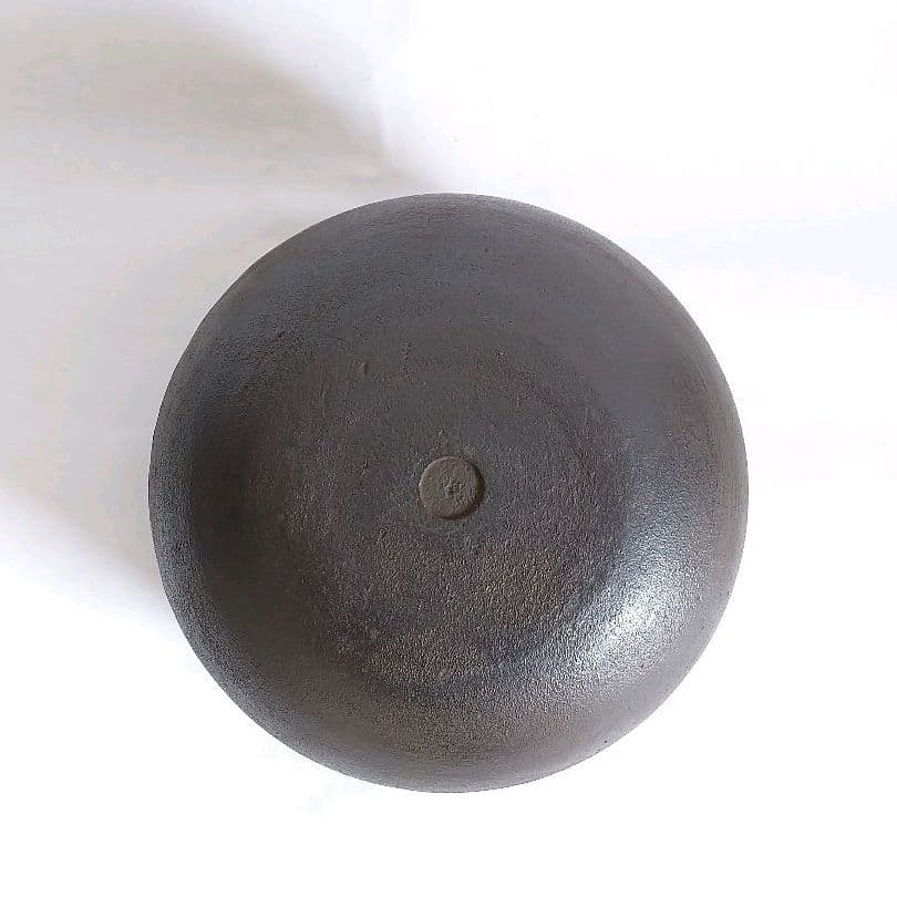 般若勘渓　鶴環付宝珠釜（風炉用）