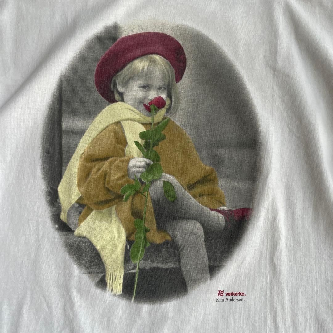 90s キム・アンダーソン　アートtシャツ フォトtシャツ ヴィンテージ