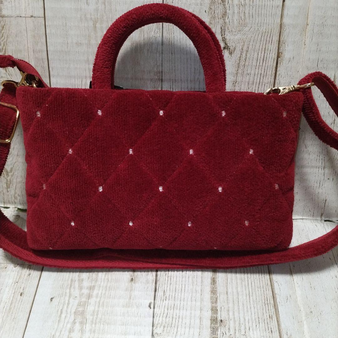 新品・未使用　フェイラー　ユニ　ミニショルダーバッグ　ダークレッド