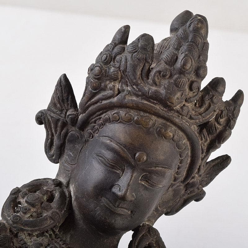 横山　中国　古銅　チベット仏　仏像　M　R9256