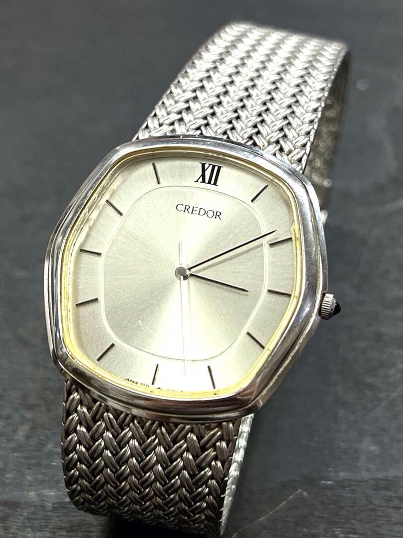 SEIKO クレドール　オクタゴン　Credor メンズ腕時計　クオーツ