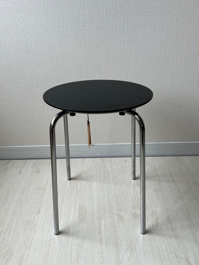 Ferm Living Herman Stool ブラック/クローム