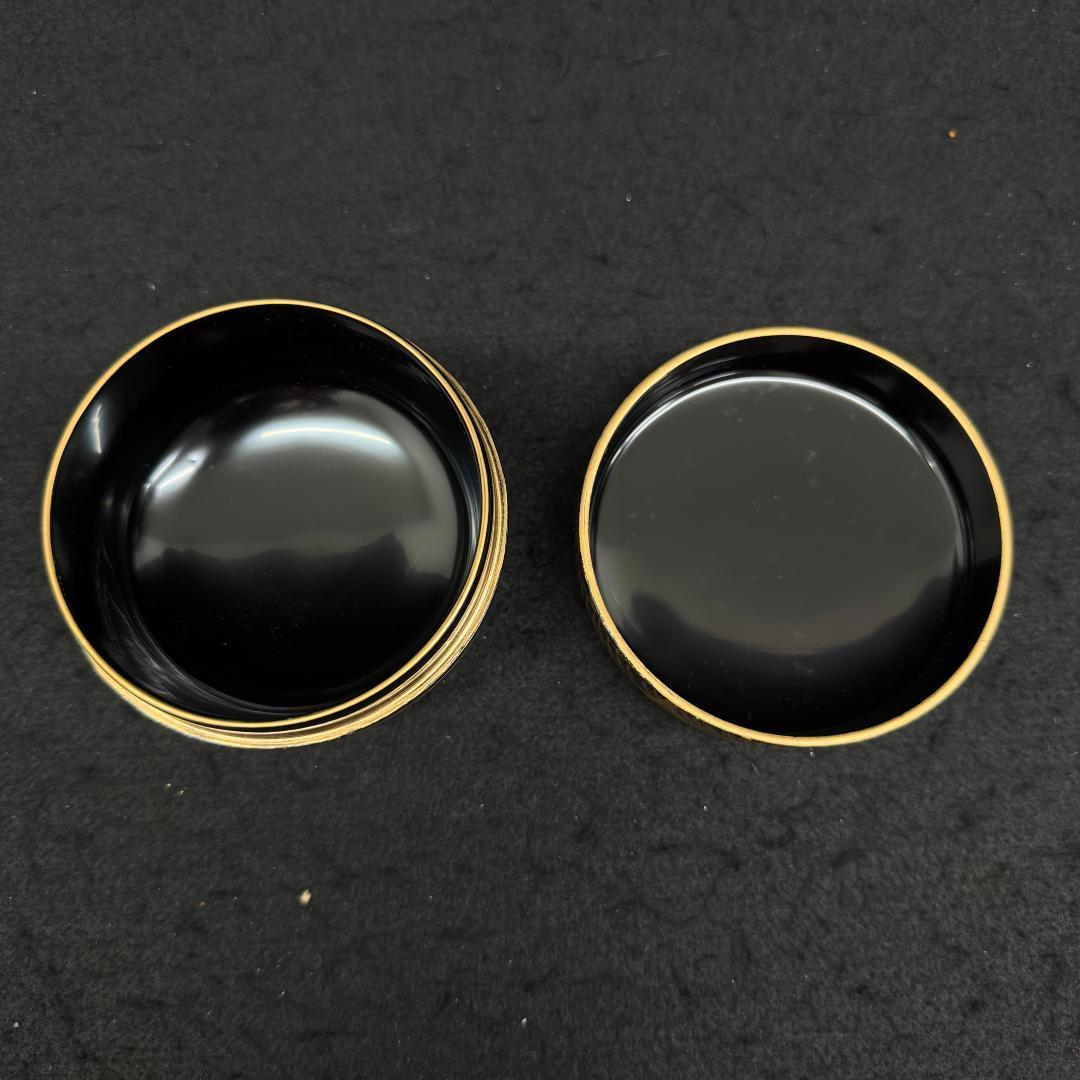 塗師 勇山　柳蒔絵　棗 茶器 茶道具