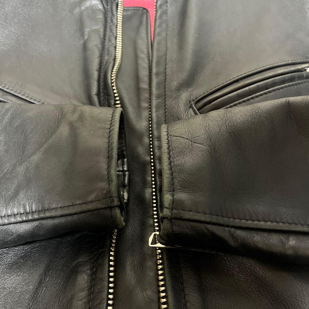 Schott 641xx シングルライダース ブラック 34