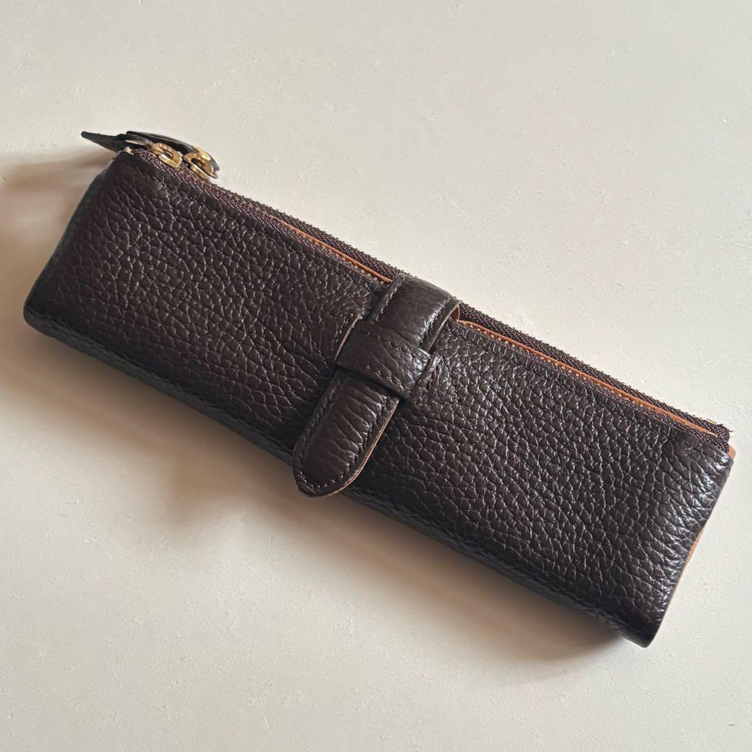 C COMPANY ルポペンケース ダークブラウン