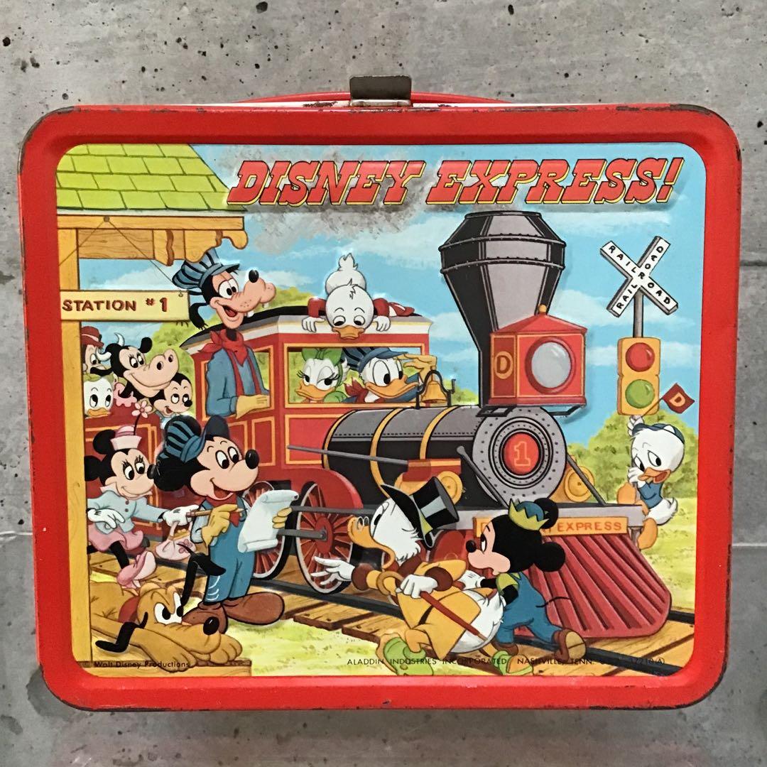 ディズニー ブリキランチボックス DISNEY EXPRESS ビンテージ