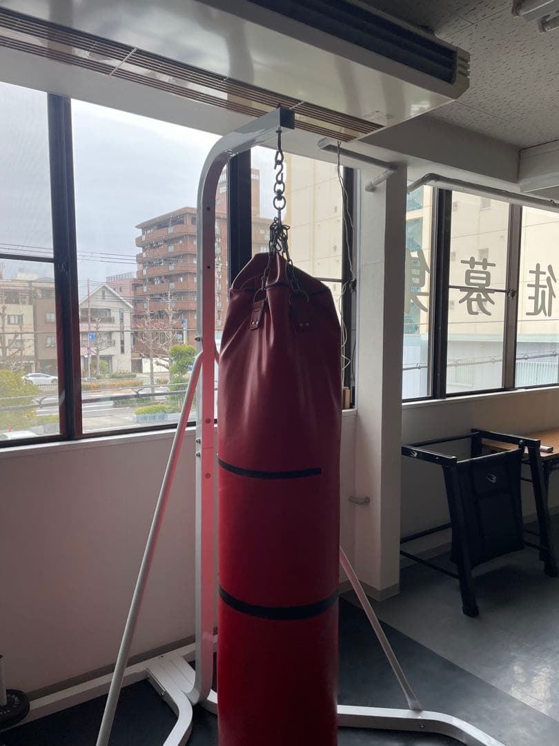 【WILDFIT GYM】サンドバッグ&スタンド、固定用砂袋付き 引き取り限定