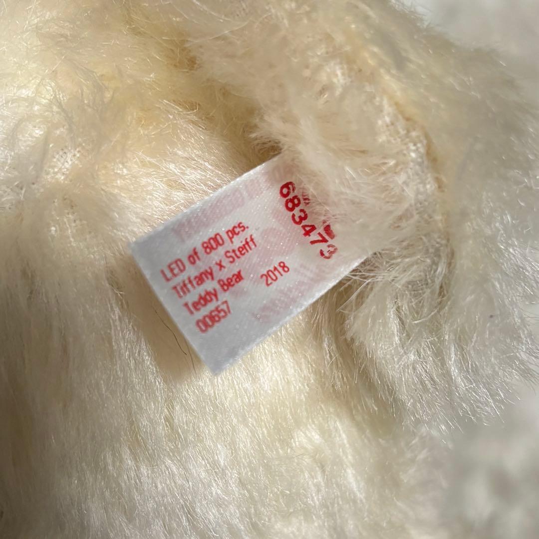 新品未使用タグ付き✨シュタイフ　ティファニー　テディベア　クリスマス限定