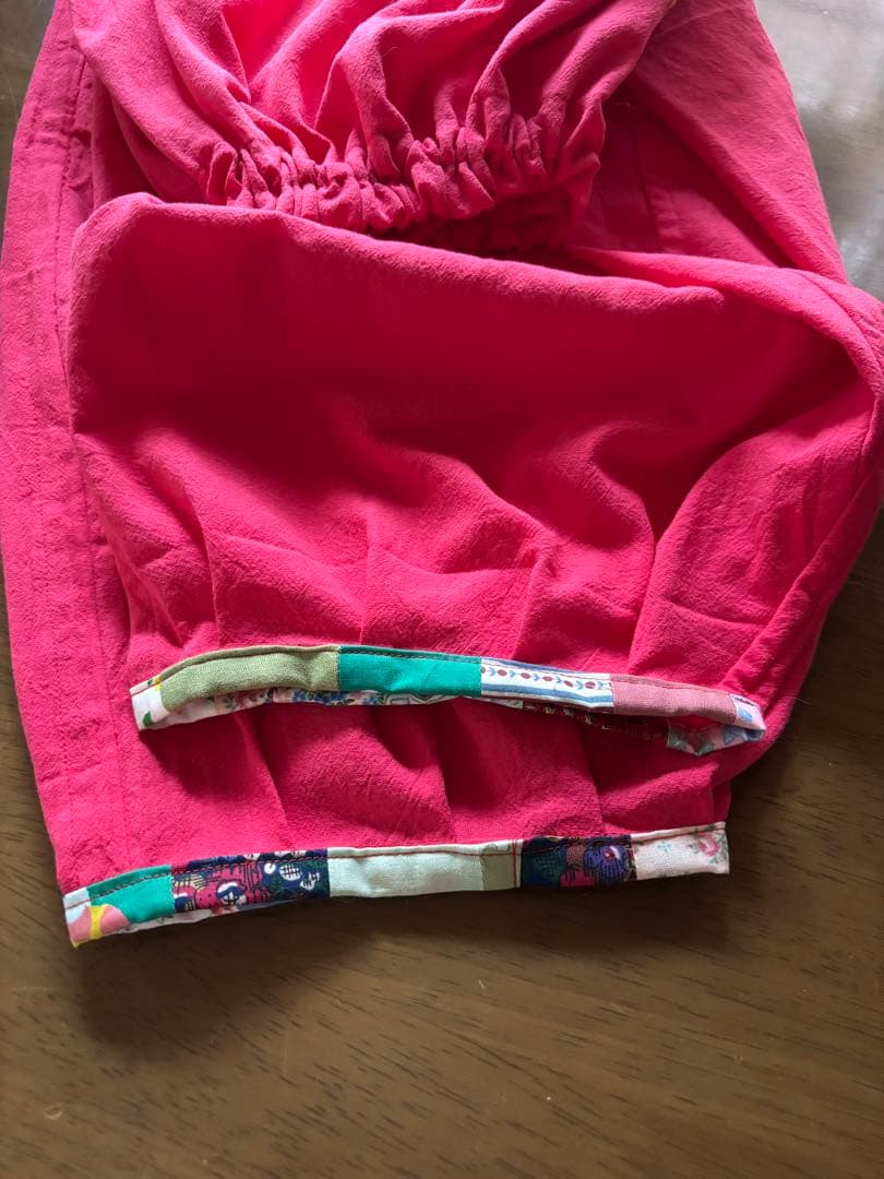 ちくちくもんぺパッチワークマゼンタピンク