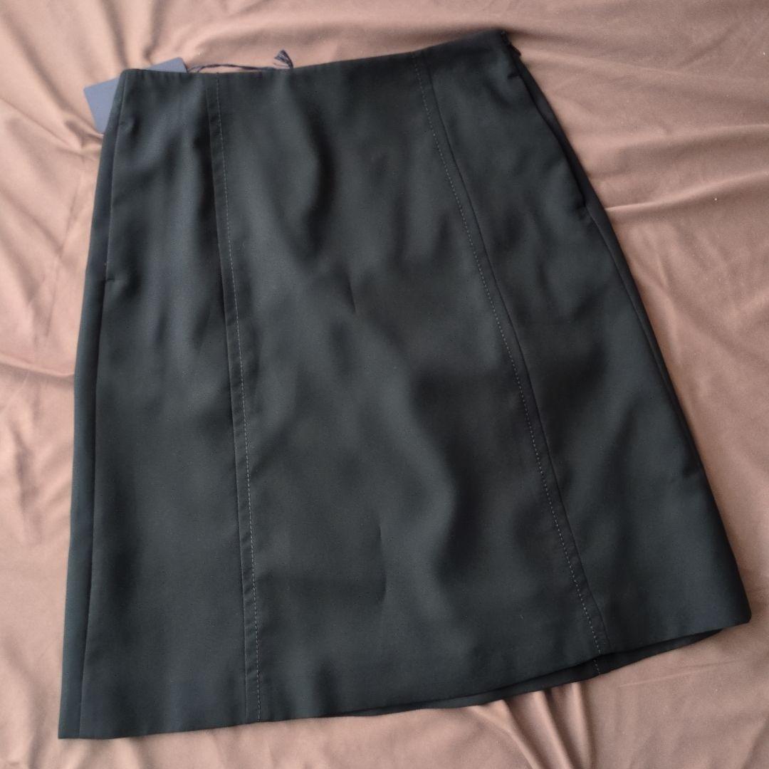 【新品・未使用】PRADA プラダ ブラック フレアスカート 38 タグ付き