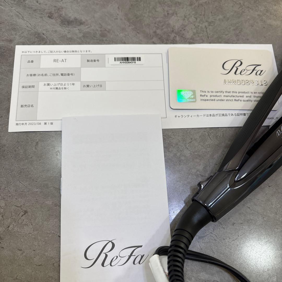 ReFa ストレートヘアアイロン PRO 黒　RE-AT