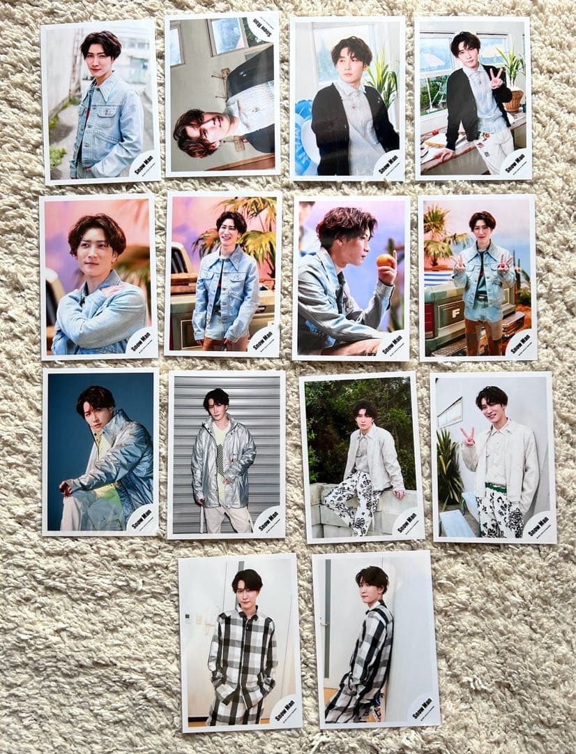 1〜5.渡辺翔太 公式写真(79枚セット)