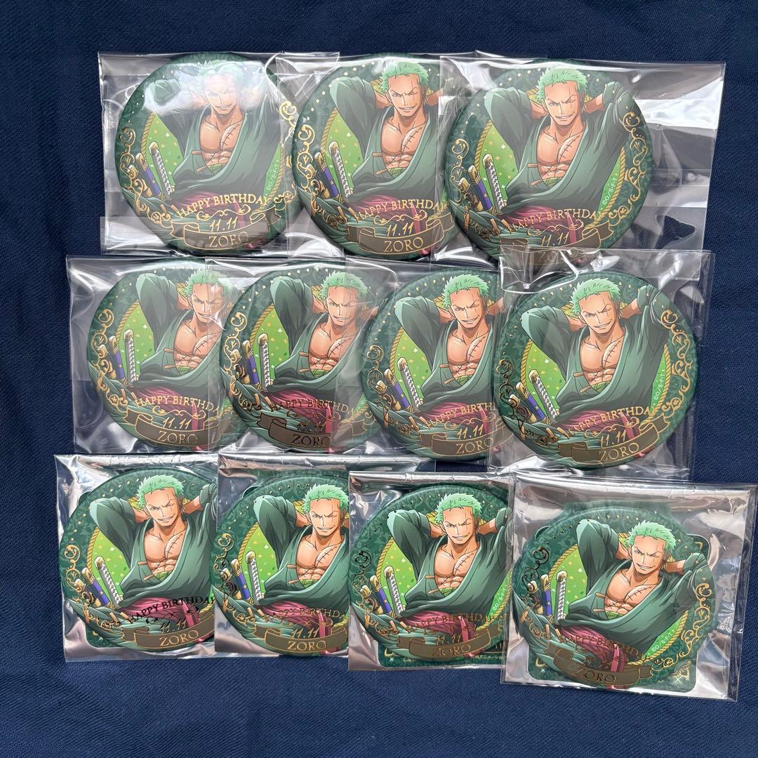 ゾロ バースデー缶バッジ 12個セット