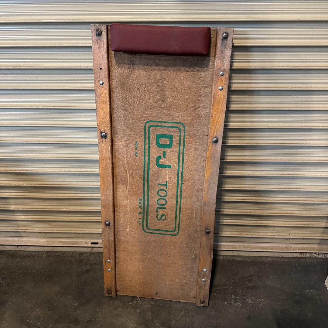 【MADE IN USA】D-J TOOLS 木製 メカニッククリーパー 寝板