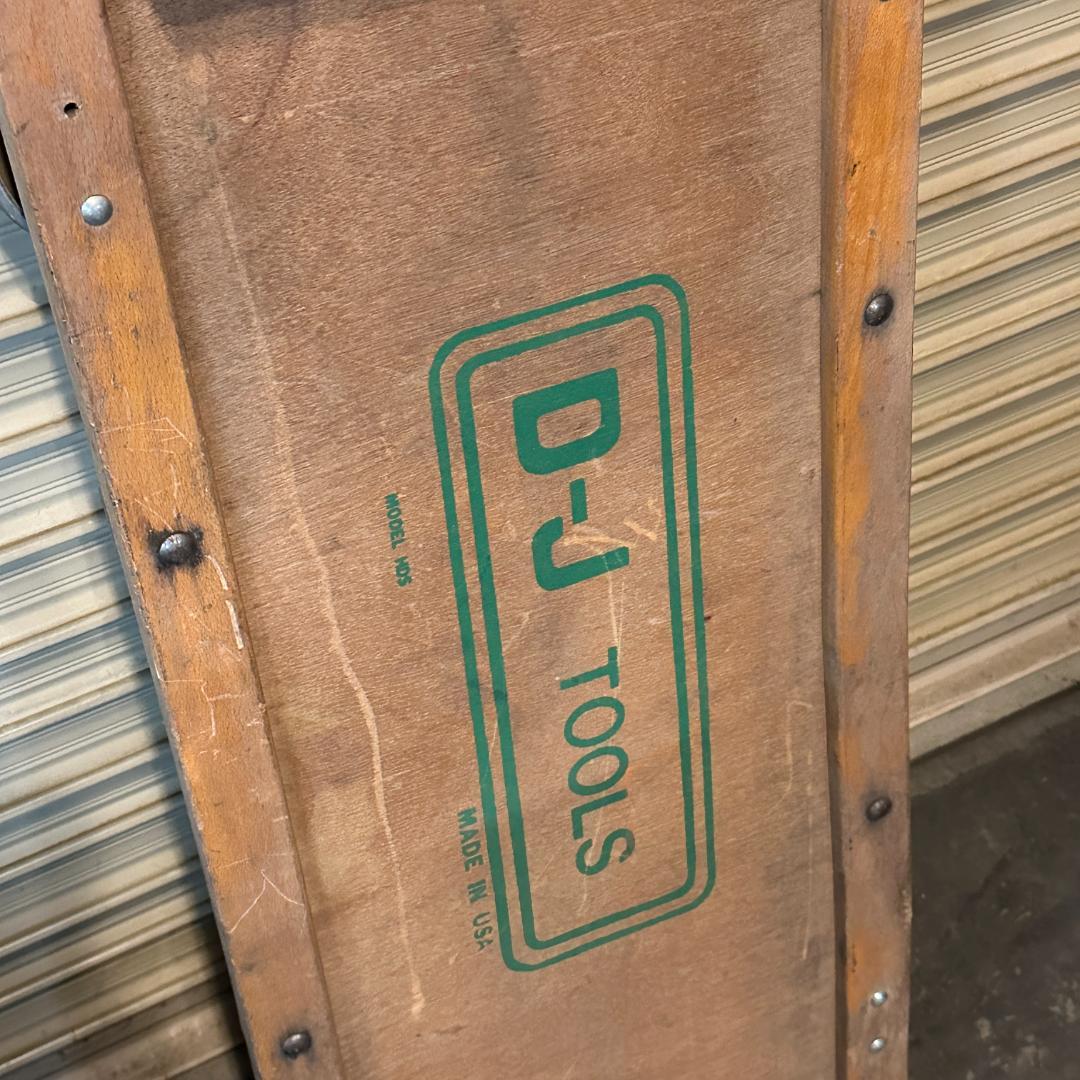 【MADE IN USA】D-J TOOLS 木製 メカニッククリーパー 寝板