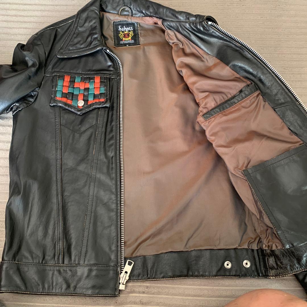 Schott（ショット）シングル ライダース レザー ジャケット