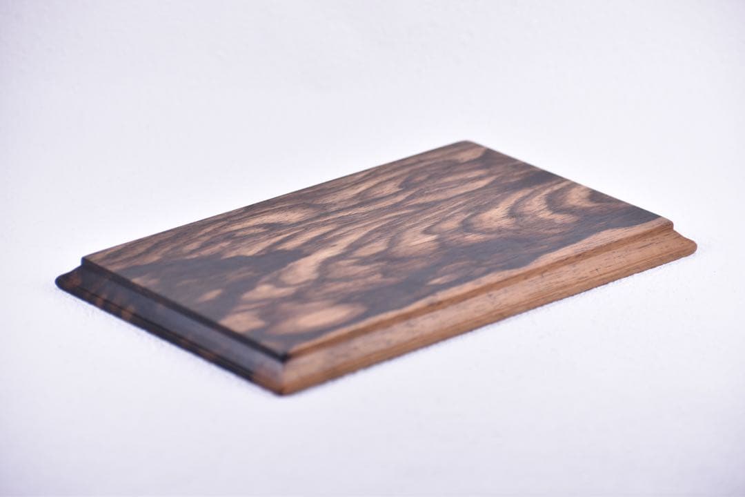 No.336黒柿孔雀杢のトレー