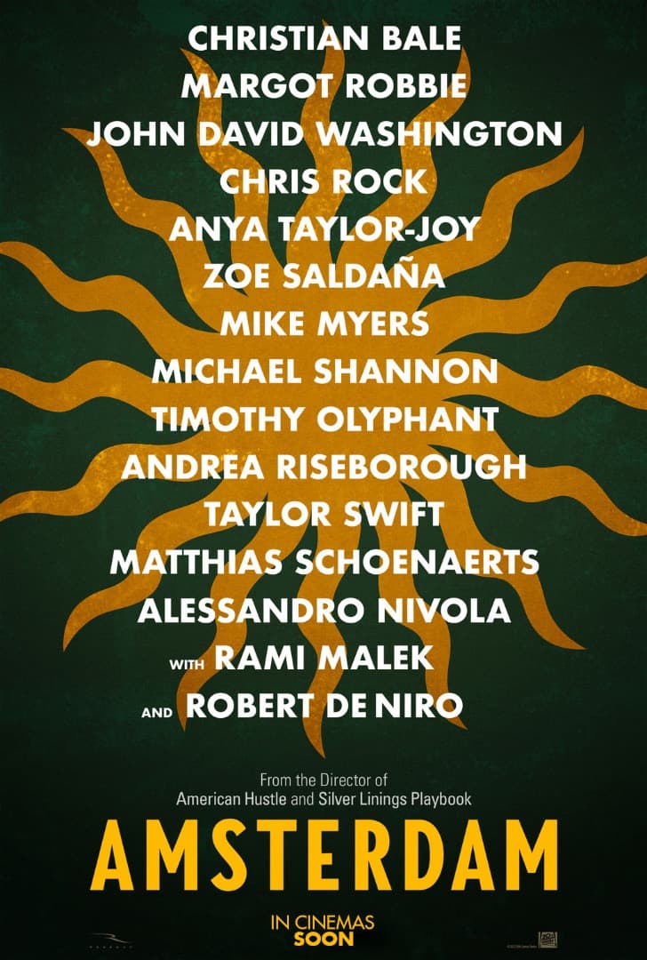 【映画館用両面ポスター】アムステルダム / Amsterdam Ver.A