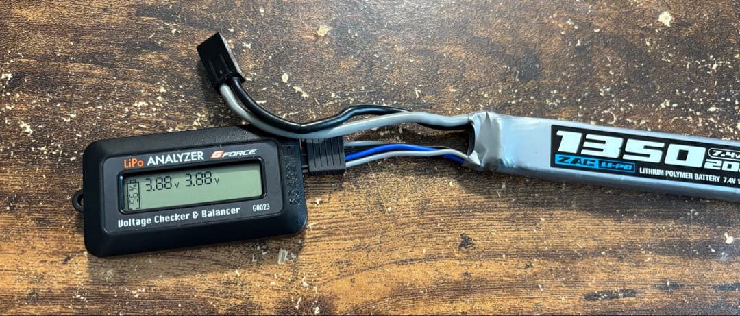 ジーフォース　ZAC リポバッテリー 充放電機等　5点セット