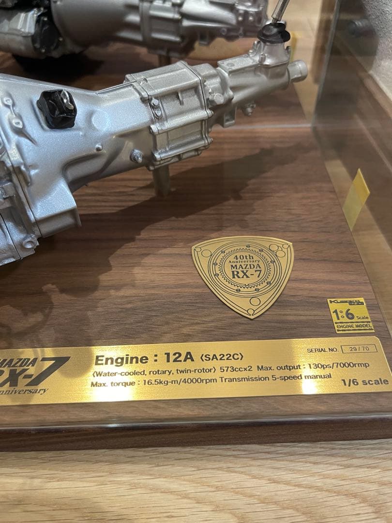 MAZDA RX-7 12A エンジンモデル 1/6スケール