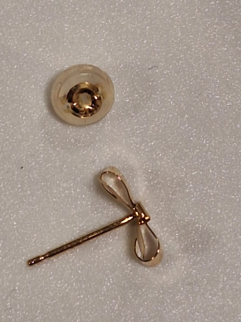 専用　KIARA　リボン　ピアス　K18YG