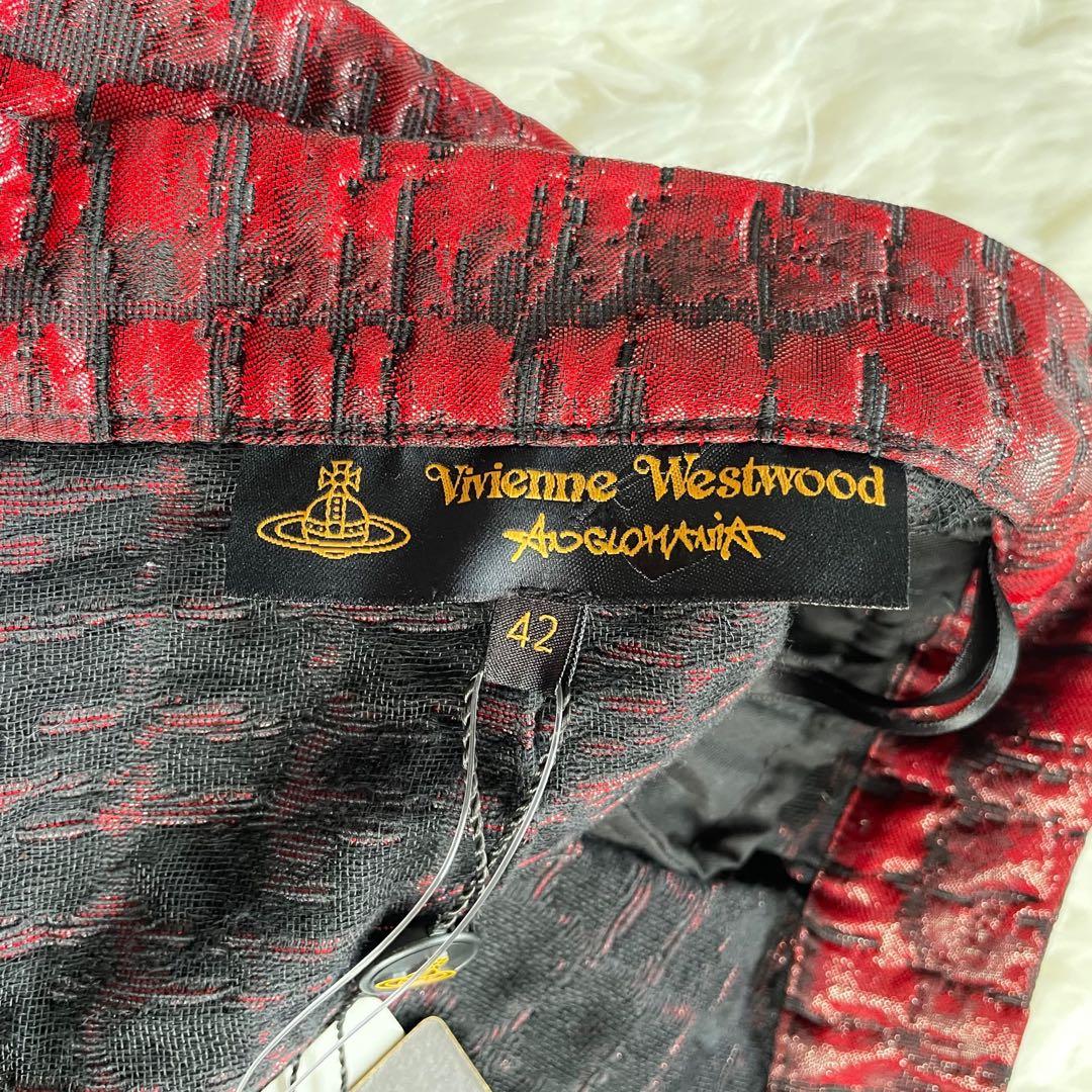 新品未使用⭐︎ヴィヴィアンウエストウッドレッド×ブラッククロコダイル柄キュロット