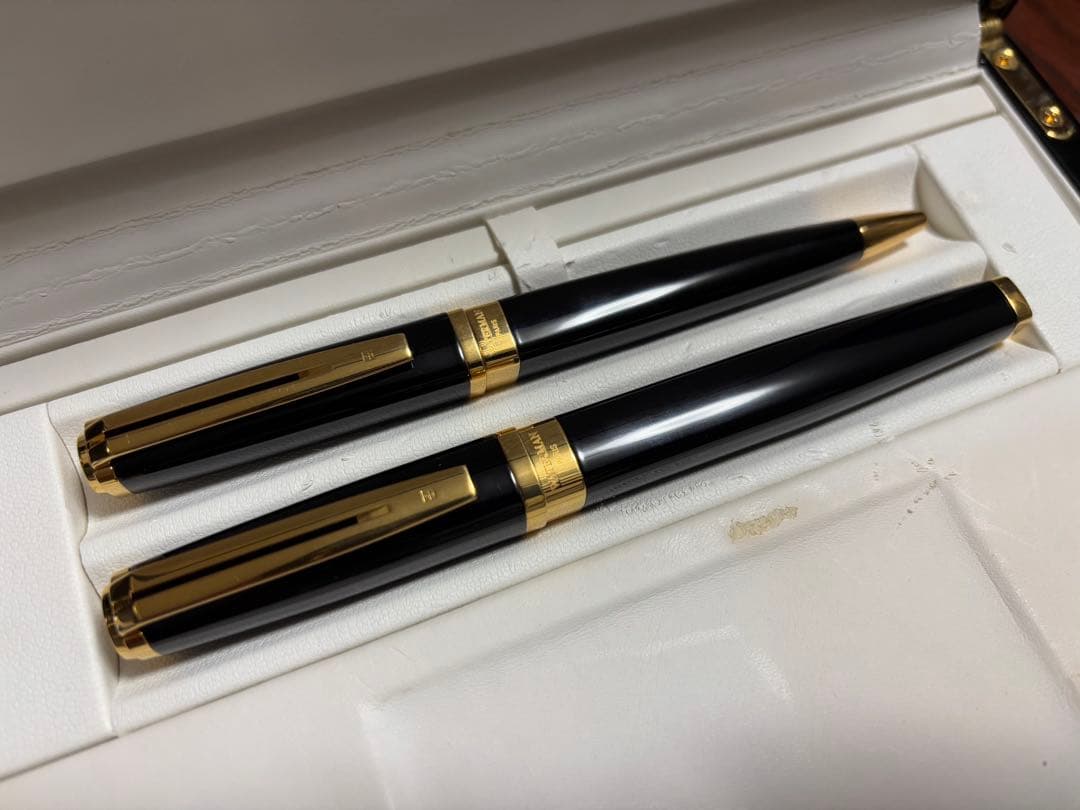 WATERMAN 万年筆 ボールペン セット エクセプションスリム k18 美品