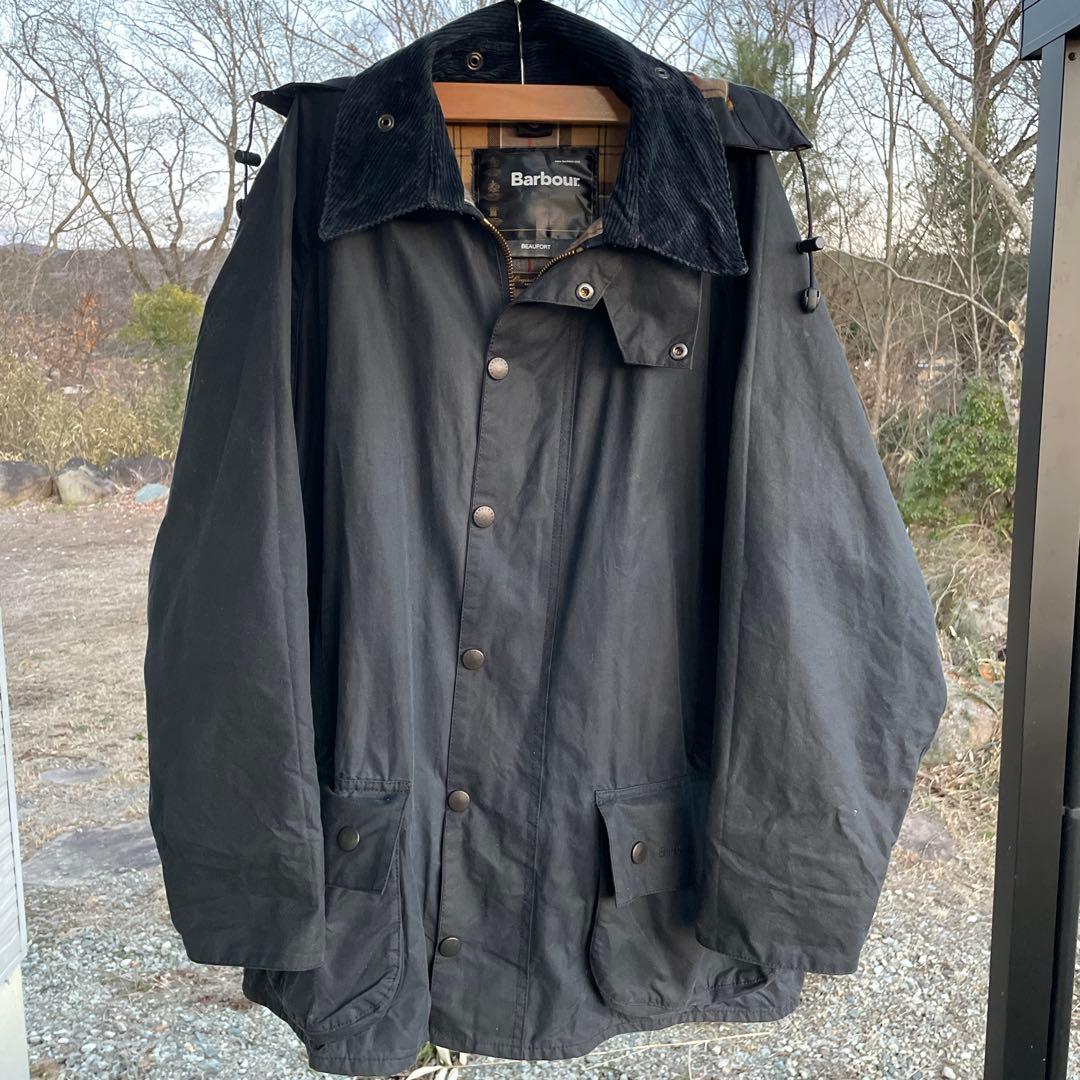 ⭐︎美品⭐︎ Barbour BEAUFORT 42 ネイビー　00年代　フード新品