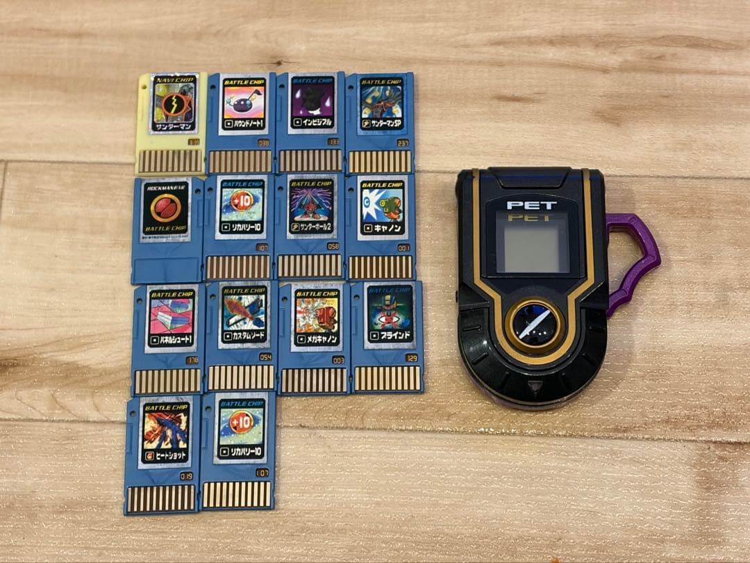 【希少】ロックマンエグゼ4 アドバンスドペット フォルテver. ＋チップ14枚